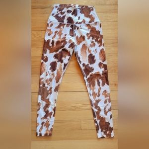 WeWoreWhat cow print leggings Size M